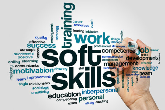 Soft skills word cloud