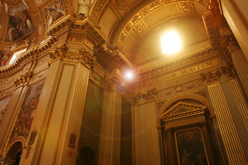 Decke der Kirche Il Gesu
