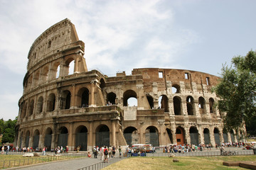 Fototapeta na wymiar Kolosseum in Rom 