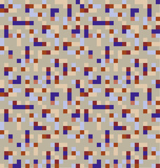 Vector seamless pattern. Modern stylish texture. Repeating geometric tiles of squares