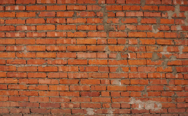 Brick wall background Red brick