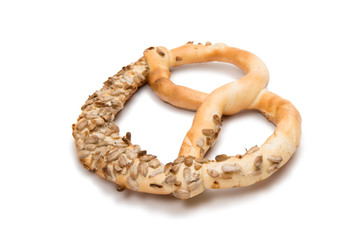 Pretzel isolated