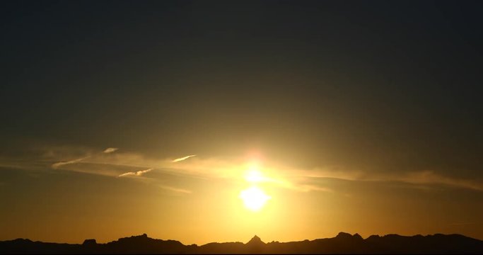 Time lapse of Nevada landscape. 