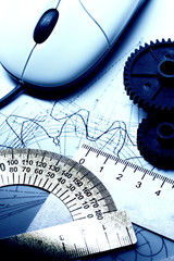 Mechanical ratchets, drafting and mouse