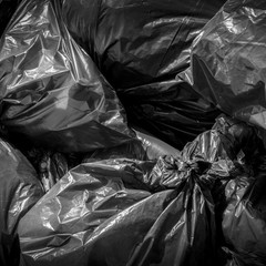 Plastic garbage bags