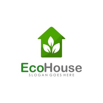 Eco green logo design
