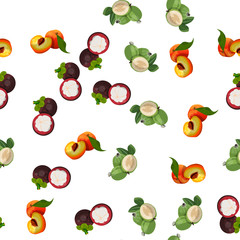 exotic tropical fruit