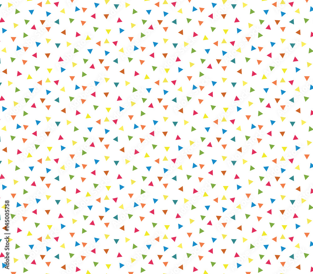 Wall mural small chaos tiny triangle, vector pattern. pattern is on swatches panel