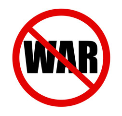 Stop war sign. Vector ESP 10