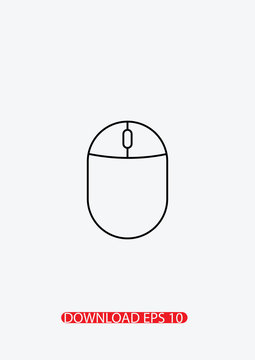 Mouse icon, Vector
