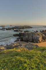 The beach of Ris in Noja, Cantabria