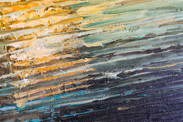 Oil Paint on Canvas Background