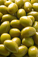 Olives. Fresh olives full-frame close-up