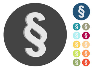 3D Icons - Paragraph Gesetz