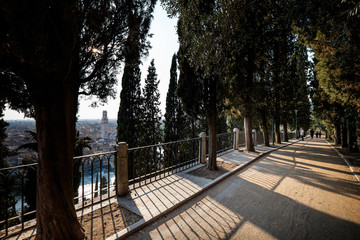 VERONA, Italy - April 04, 2017: Cityscape of Verona, Veneto