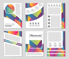 Abstract vector layout background set. For art template design, list, front page, mockup brochure theme style, banner, idea, cover, booklet, print, flyer, book, blank, card, ad, sign, sheet,, a4