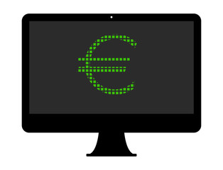 Pixel Icon PC - Euro