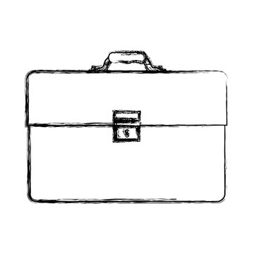 Business briefcase accesory icon vector illustration graphic design