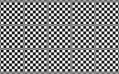Chessboard textile background and abstract black texture