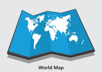 World Map Vector Template