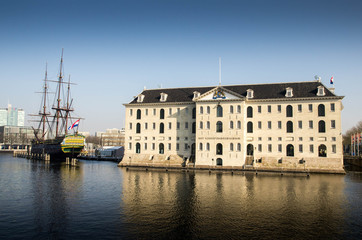 Obraz premium musée de la marine Amsterdam
