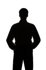 Portrait of a young man, front view