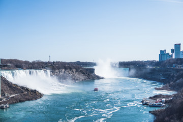 Niagara falls, Rainbow bridge view