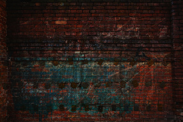 Grunge textured background. Dark creative background for the designer. Empty space. Wall with scratches and rubs