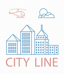 Line linear urban city landscape