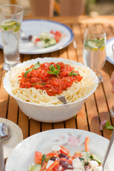 Friends Friendship Outdoor Dining People Concept