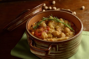 Chickpea and Pasta Soup