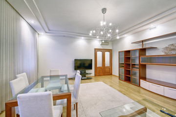 Living room interior in modern house.
