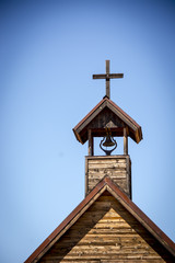 The top of an old church