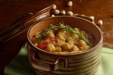 Chickpea and Pasta Soup