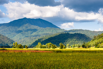 Mountain and Clouds, countryside in Thailand