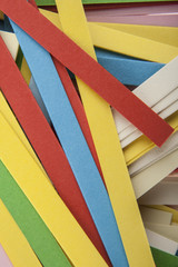 Obraz premium Abstraction from colored paper