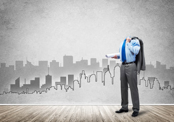 Man of engineering profession