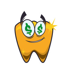 Dental care cartoon icon vector illustration graphic design