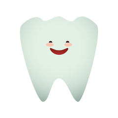 Dental care cartoon icon vector illustration graphic design