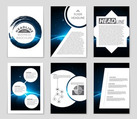 Abstract vector layout background set. For art template design, list, front page, mockup brochure theme style, banner, idea, cover, booklet, print, flyer, book, blank, card, ad, sign, sheet,, a4