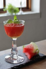 Watermelon granita, granita di anguria