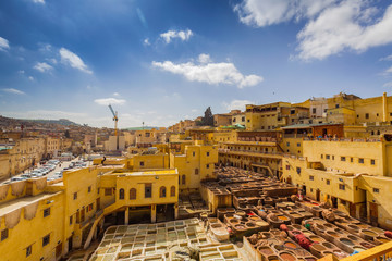 Tannery in Fes