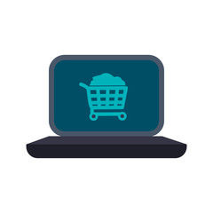 Buy online shopping icon vector illustration graphic design