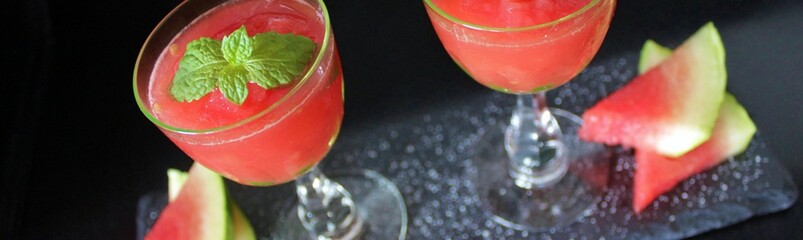 Watermelon granita, granita di anguria