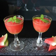 Watermelon granita, granita di anguria