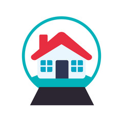 Home real state icon vector illustration graphic design