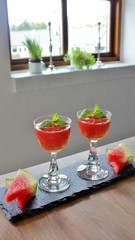 Watermelon granita, granita di anguria