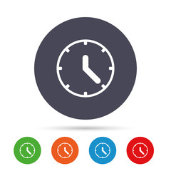 Clock sign icon. Mechanical clock symbol.