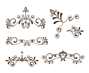 elegant frame style retro vector illustration design