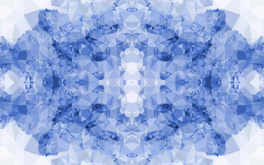 Seamless kaleidoscope pattern. Vector clip art.